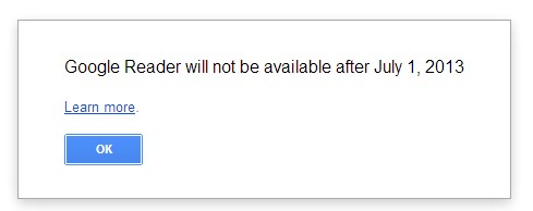 Google Reader lukker Google Reader lukker